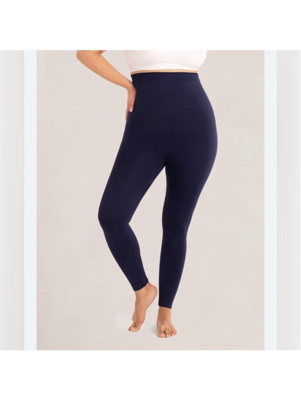 shapermint essentials high waisted shaping leggings navy size 2XL